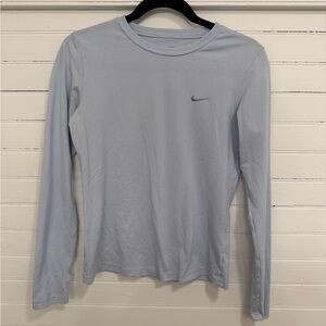 Nike Women's Sky Blue Long Sleeve Tee